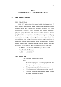 analisis basis data yang sedang berjalan