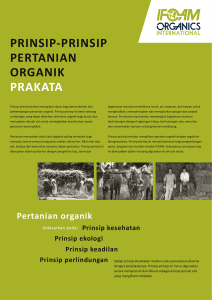 prinsip-prinsip pertanian organik prakata