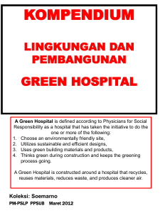 KOMPENDIUM GREEN HOSPITAL bagian 1
