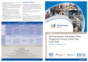 MMW Jakarta flyer EN.indd - Making Microfinance Work!