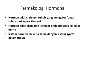 Hormon dan Obat Hormonal