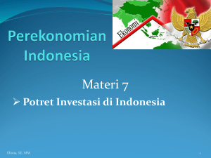 7 TM_Potret Investasi di Indonesia