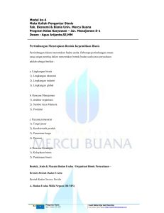 04 Pengantar Bisnis Modul ke-4 by Agus