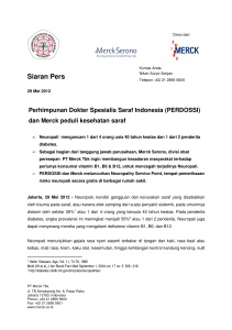 PERDOSSI - Merck Indonesia