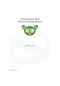 Documentasi UCS∗ (Union Catalog Server)