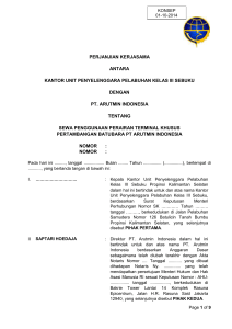 memorandum of understanding - Subbag Verifikasi dan BMN