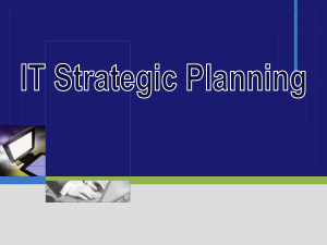IT Strategic Planning