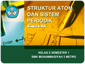 struktur atom dan sistem periodik