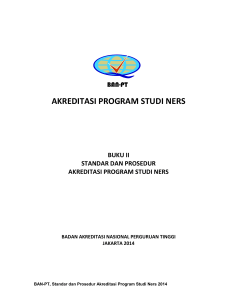 Buku II Standar Prosedur Akreditasi Ners