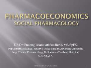 Pharmacoeconomi Social Pharmacology