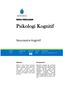 Modul Psikologi Kognitif [TM2]
