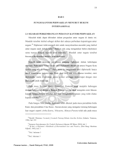 10 Universitas Indonesia BAB 2 FUNGSI KANTOR PERWAKILAN
