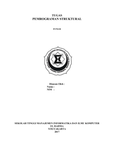 Disusun Oleh - stmik el rahma