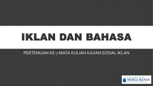 Iklan dan bahasa