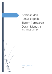 Kelainan dan Penyakit pada Sistem Peredaran Darah Manusia