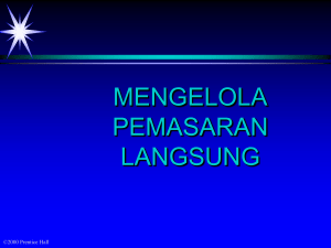 Strategi Pemasaran Pertemuan 12