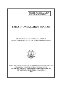 Cover Prinsip Arus Searah - e-Learning Sekolah Menengah Kejuruan