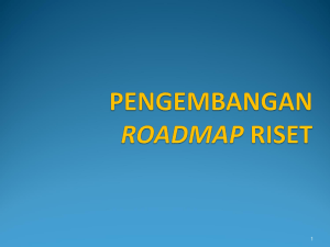 Pengembangan Roadmap Penelitian