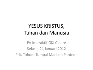 Tuhan, Yesus Kristus