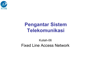 Modul 6 bag 1 - Pengantar Sistem Telekomunikasi STMB 2008
