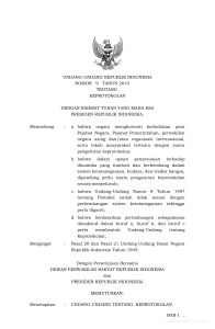 undang-undang republik indonesia nomor 9 tahun 20102010