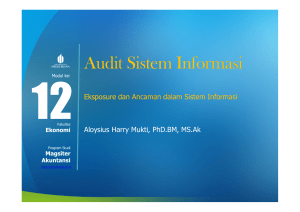 Audit Sistem Informasi - Universitas Mercu Buana