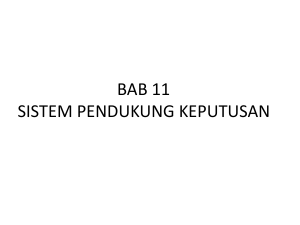 Meningkatkan Mutu Pengambilan Keputusan Manajemen untuk