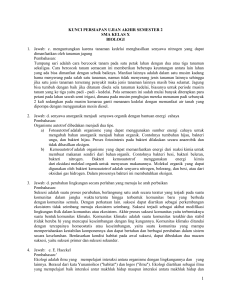 kunci biologi kelas x sma persiapan ujian akhir