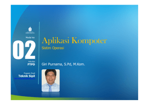 Aplikasi Kompoter - Universitas Mercu Buana