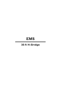 30 A H-Bridge - Innovative Electronics