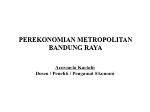 perekonomian metropolitan bandung raya