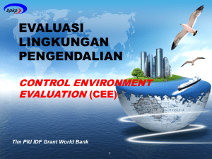 evaluasi lingkungan pengendalian control environment evaluation