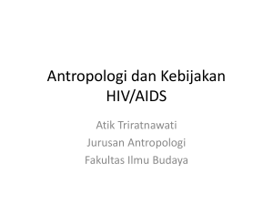 Antropologi dan Kebijakan HIV/AIDS