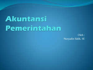 Akuntansi Pemerintahan