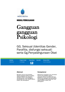 Modul Gangguan-Gangguan Psikologis