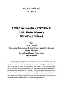 PEMBANGUNAN DAN REFORMASI DIMAHKOTAI DENGAN