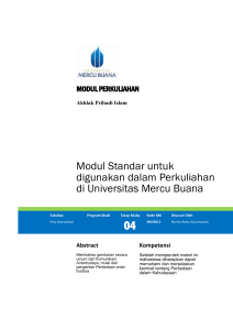 Modul Pendidikan Agama Islam [TM5]