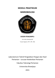 Modul - Lab. Teknik Pengolahan Pangan dan Hasil Pertanian