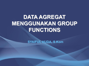 group functions
