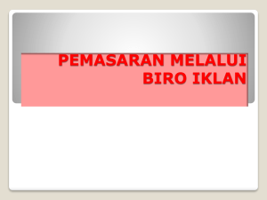 MANAJEMEN BIRO IKLAN