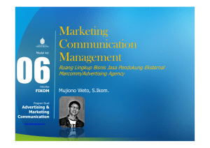 Marketing Communication Management