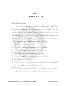 bab 2 tinjauan pustaka - Perpustakaan Universitas Indonesia