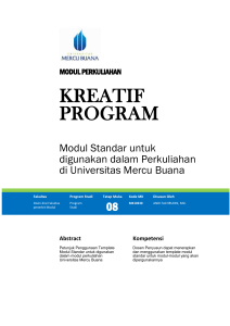 Modul Creative Program [TM9]