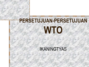 perjanjian WTO