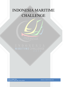 manual event INDONESIA MARITIME CHALLENGE 2016