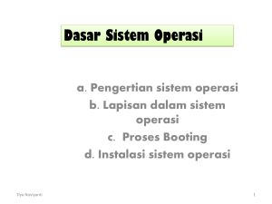 Dasar Sistem Operasi