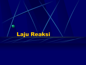 Laju Reaksi