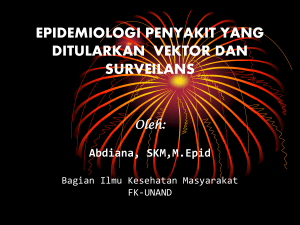 epid penyakit yang ditularkan vektor dan surveilans 2013