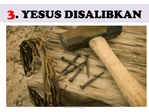 penderitaan tuhan yesus pada penyaliban