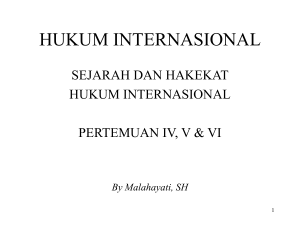 hukum internasional